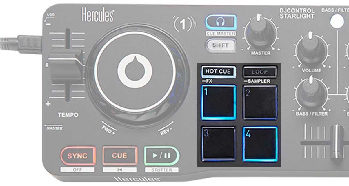 Hercules DJControl Starlight DJコントローラー Amazon.com: Hercules DJControl Starlight Ultra Portable