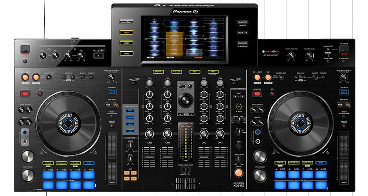 XDJ-RX2 2-channel performance all-in-one DJ system (black