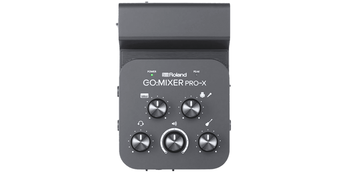 Picture of the Roland Go:Mixer Pro-X Audio Mixer/Interface