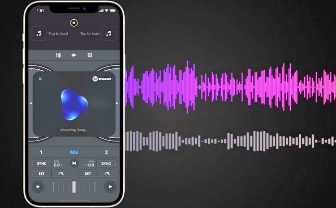 Shazam analysis for DJ software