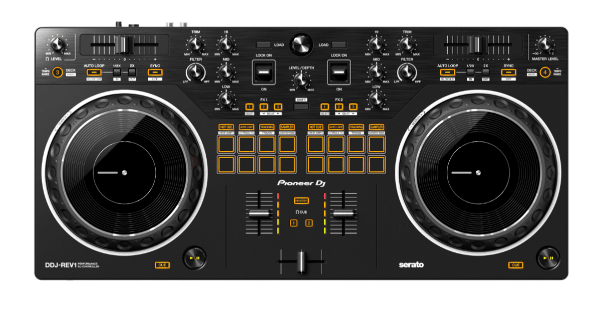 Pioneer DJ DDJ-REV1 controller top view