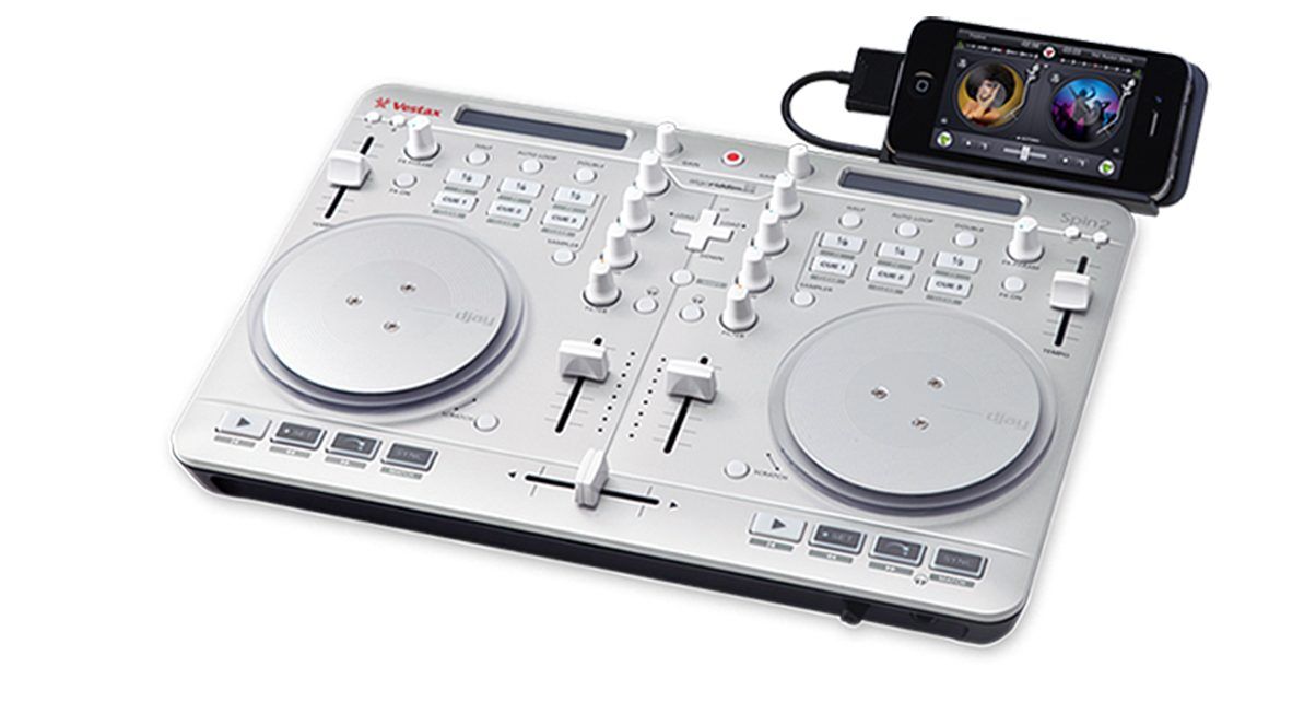 Vestax ベスタクス Spin2 WHITE ホワイトDJコントローラー Vestax Spin2 For djay - Review & Video - Digital DJ Tips