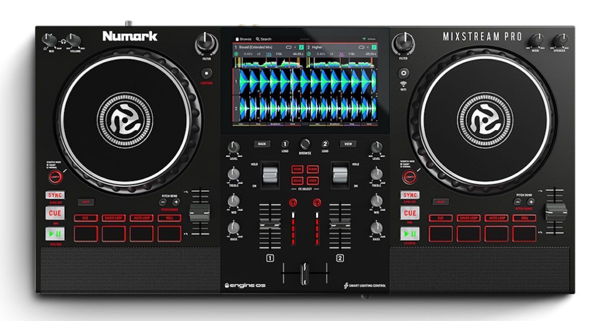 Numark MIXSTREAM PRO+ DJコントローラー Numark Mixstream Pro Go Battery-Powered DJ Controller | zZounds