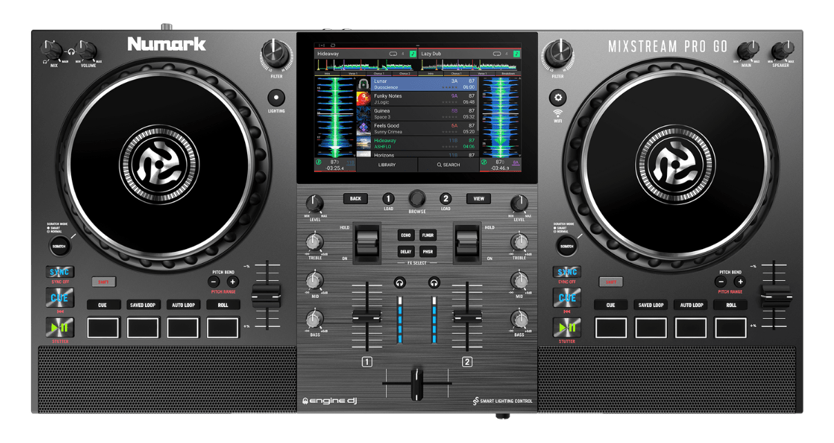 DJ機材 Numark Mixstream Pro+ Numark MIXSTREAM PRO+ Standalone Streaming DJ Controller