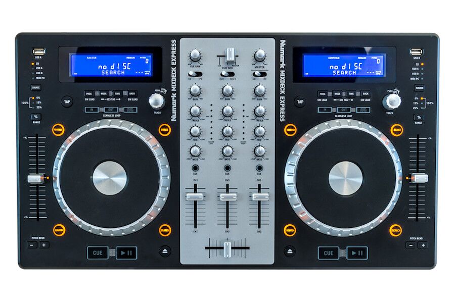 DJ機材 Numark Mixdeck Express Numark Mixdeck Express Standalone DJ System Review - Digital DJ Tips