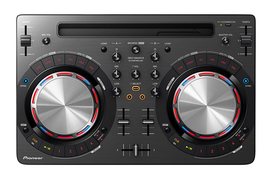 Pioneer DDJ-WEGO DJコントローラー DDJ-WeGO-K (archived) Multi-colour, compact DJ software