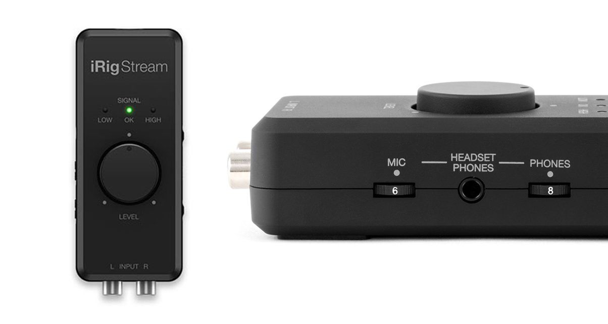 DTM・DAW iRig Stream iRig Stream Stereo Audio Interface — DJ TechTools