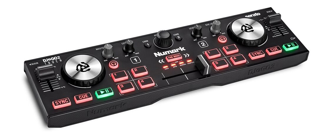 Numark DJ2GO2 TOUCH コントローラー Numark DJ2GO Touch Pocket DJ Controller with Capacitive