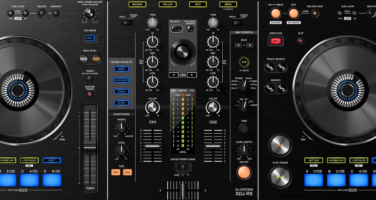 Pioneer XDJ-RX DJシステム Amazon.com: Pioneer DJ DJ Controller, 8.50 x 32.36 x 19.80