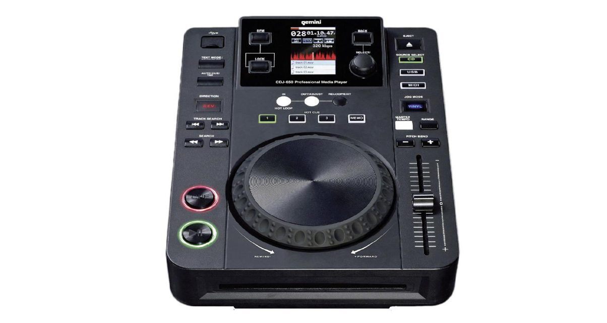 Gemini CDJ-650 Media Player Review - Digital DJ Tips