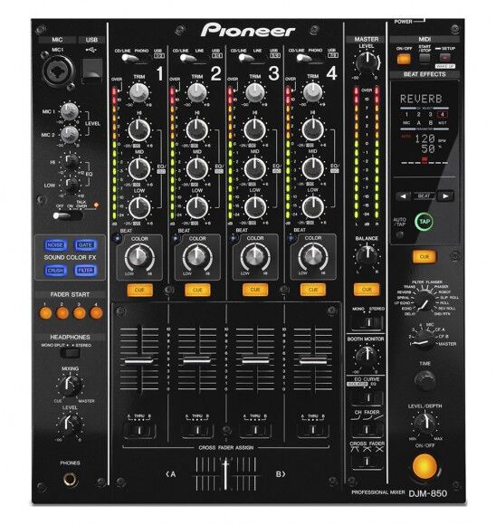Pioneer DJM-850 Mixer Review - Digital DJ Tips