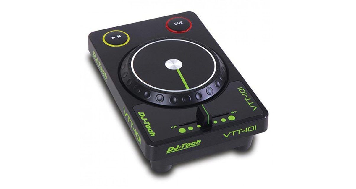 Review: DJ-Tech VTT-101 Mini USB Scratch Controller - Digital DJ Tips