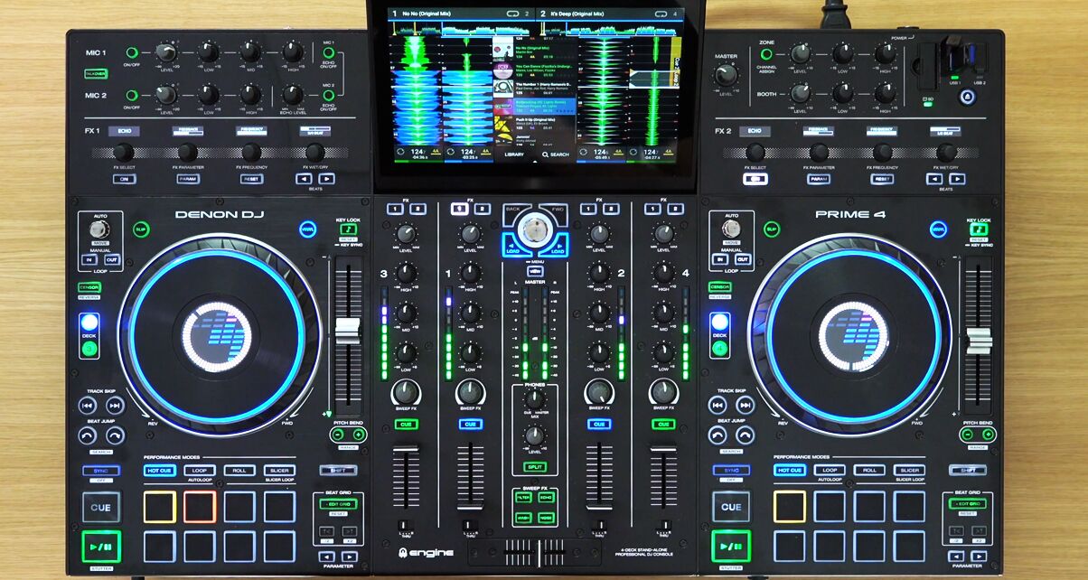 Denon DJ Prime 4 Standalone All-In-One System Review - Digital DJ Tips