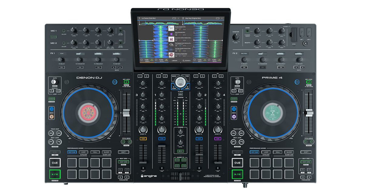 アボッチ DENON DJ Prime4 4chオールインワン 希少 Denon DJ Prime 4 Standalone All-In-One System Review - Digital DJ Tips