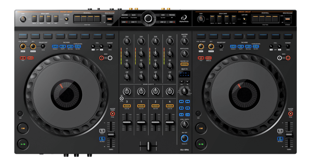 AlphaTheta DDJ-GRV6 DJコントローラー AlphaTheta DDJ-GRV6 Controller Review - Digital DJ Tips