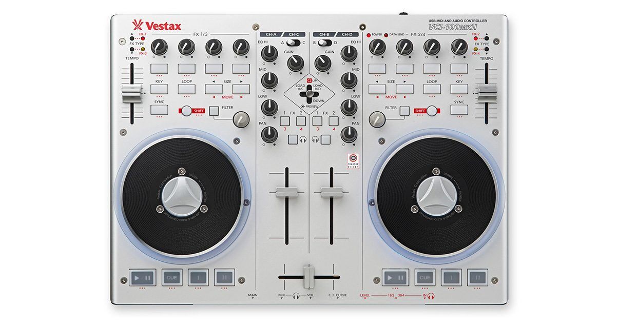 Vestax VCI-100MKⅡ DJコントローラー Review & Video: Vestax VCI-100 Mk II DJ Controller