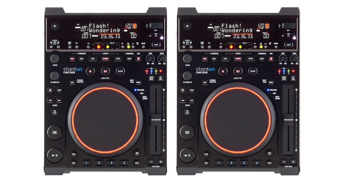 スタントン cmp.800 DJプレイ STANTON MIDIコントローラー Review: Stanton CMP.800 Multiformat DJ Players With Midi