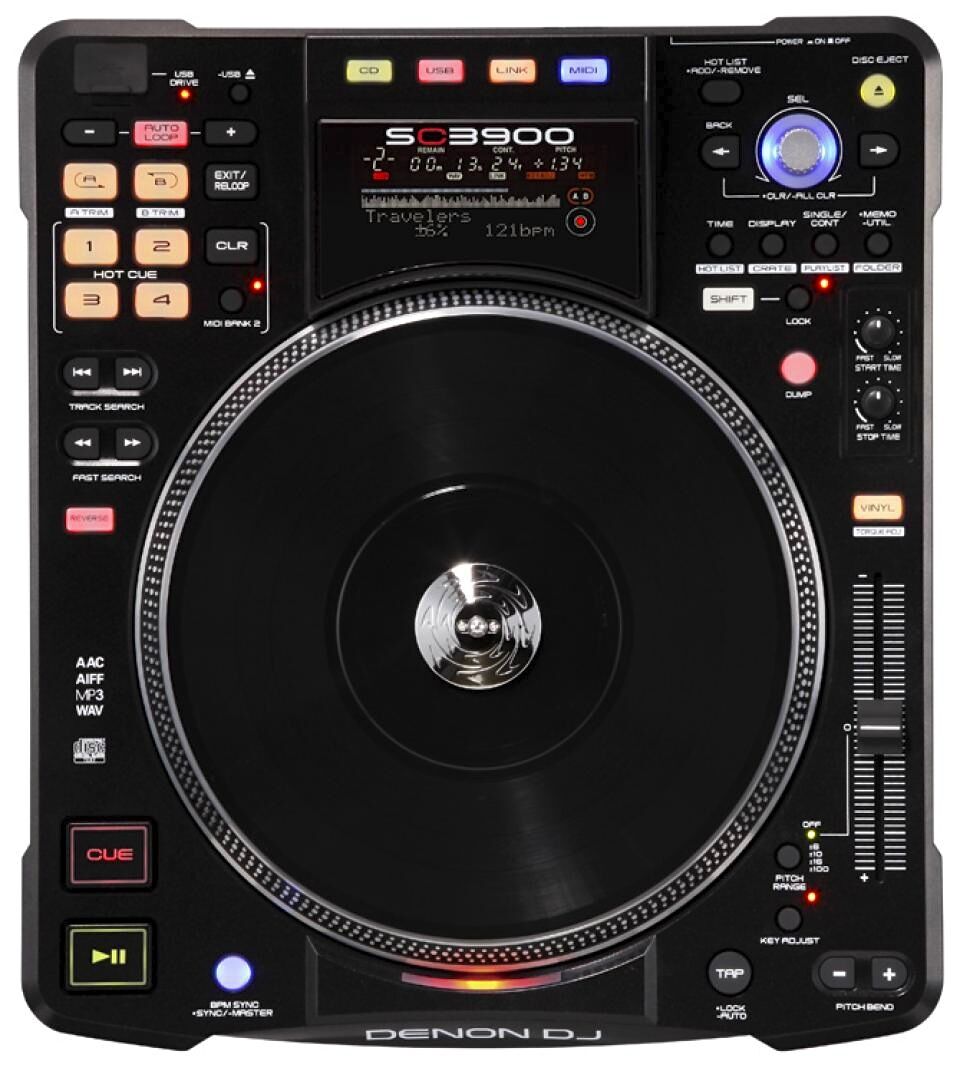 ジャンク扱い　DENON DJ SC3900 ターンテーブル 2台セット Review & Video: Denon DJ SC3900 Digital Turntable Controller