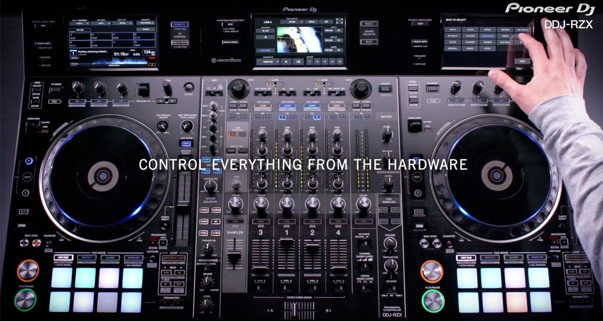 Pioneer DJ DDJ-RZX Rekordbox Video Controller Launched