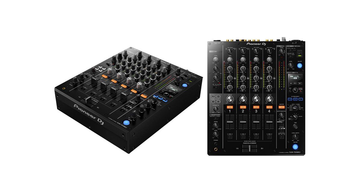 DJ機材 Pioneer DJM750 MKII DJM-750MK2 4-channel performance DJ mixer (black) - Pioneer DJ