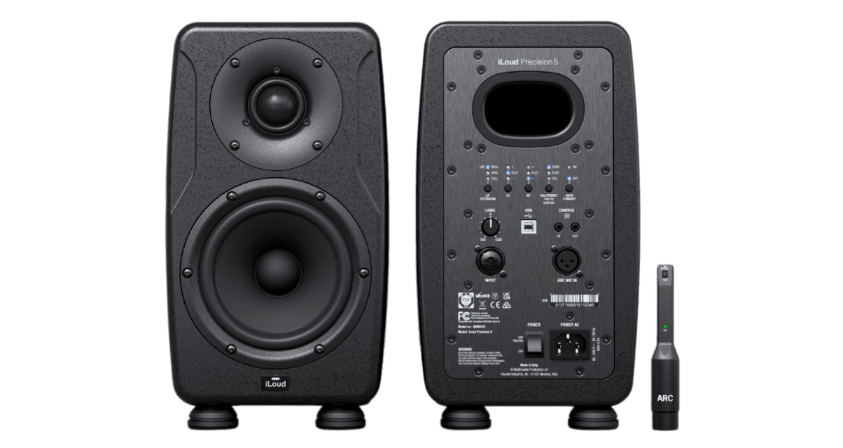 IK Multimedia iLoud Precision 5 ペア IK Multimedia iLoud Precision 5 Active 2-Way 135W 5″ Studio